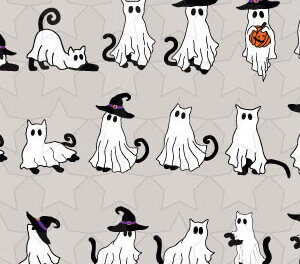 Intra απο ξύλο plywood 3mm-4mm πάχος – Πακέτο Spooky Cat Δίασταση  20x20 cm INTRAFABR-104208636