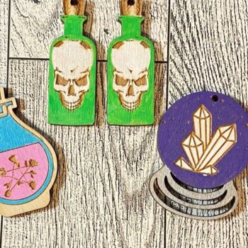 Intra απο ξύλο plywood 3mm-4mm πάχος – Σκουλαρίκια απόκοσμη δέσμη Laser Δίασταση 5x5 cm INTRAFABR-35312981 - Image 5