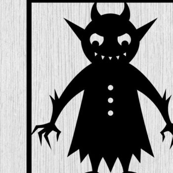 Intra απο ξύλο plywood 3mm-4mm πάχος – Spooky Ghost Halloween House Metal Art Δίασταση  20x20 cm INTRAFABR-101458564 - Image 1