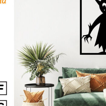 Intra απο ξύλο plywood 3mm-4mm πάχος – Spooky Ghost Halloween House Metal Art Δίασταση  20x20 cm INTRAFABR-101458564 - Image 2