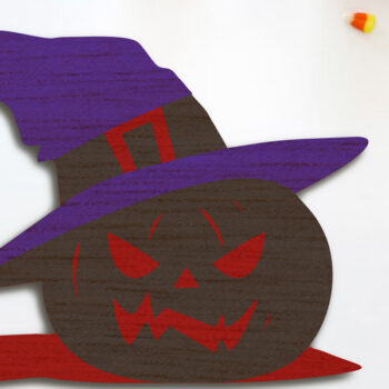 Intra απο ξύλο plywood 3mm-4mm πάχος – Απόκοσμη διακοσμητική κολοκύθα αποκριών Δίασταση  20x20 cm INTRAFABR-104958621 - Image 3