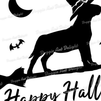 Intra απο ξύλο plywood 3mm-4mm πάχος – Spooky Halloween Dog Png BullTerrier Δίασταση  20x20 cm INTRAFABR-77775875 - Image 2