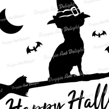 Intra απο ξύλο plywood 3mm-4mm πάχος – Τρομακτικό Halloween Dog Png Chihuahua Δίασταση 20x20 cm INTRAFABR-77776448 - Image 2