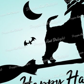 Intra απο ξύλο plywood 3mm-4mm πάχος – Τρομακτικό Halloween Dog Png Fox Terrier Δίασταση  20x20 cm INTRAFABR-77776931 - Image 1