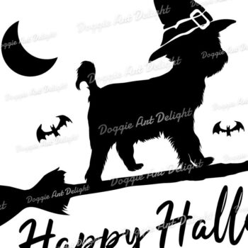 Intra απο ξύλο plywood 3mm-4mm πάχος – Τρομακτικό Halloween Dog Png Yorkie Δίασταση  20x20 cm INTRAFABR-77781652 - Image 2