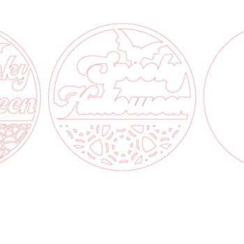 Intra απο ξύλο plywood 3mm-4mm πάχος – Τρομακτικό Halloween Door Δίασταση  20x20 cm INTRAFABR-102201897 - Image 4