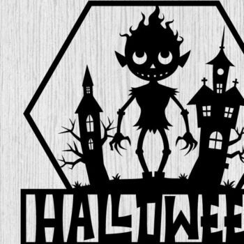 Intra απο ξύλο plywood 3mm-4mm πάχος – Τρομακτικό μεταλλικό τοίχο από Halloween House Δίασταση  20x20 cm INTRAFABR-101457502 - Image 1