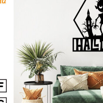 Intra απο ξύλο plywood 3mm-4mm πάχος – Τρομακτικό μεταλλικό τοίχο από Halloween House Δίασταση  20x20 cm INTRAFABR-101457502 - Image 2