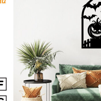 Intra απο ξύλο plywood 3mm-4mm πάχος – Τρομακτικό μεταλλικό τοίχο από Halloween House Δίασταση  20x20 cm INTRAFABR-104887706 - Image 3