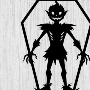 Intra απο ξύλο plywood 3mm-4mm πάχος – Τρομακτικό μεταλλικό τοίχο από Halloween House Δίασταση  20x20 cm INTRAFABR-101282204