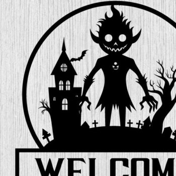 Intra απο ξύλο plywood 3mm-4mm πάχος – Τρομακτικό μεταλλικό τοίχο από Halloween House Δίασταση  20x20 cm INTRAFABR-101282380 - Image 1