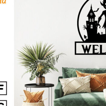 Intra απο ξύλο plywood 3mm-4mm πάχος – Τρομακτικό μεταλλικό τοίχο από Halloween House Δίασταση  20x20 cm INTRAFABR-101282380 - Image 2