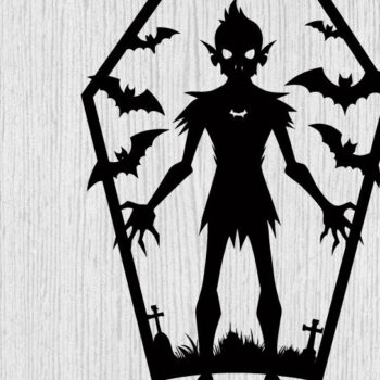 Intra απο ξύλο plywood 3mm-4mm πάχος – Τρομακτικό μεταλλικό τοίχο από Halloween House Δίασταση  20x20 cm INTRAFABR-101282012 - Image 1