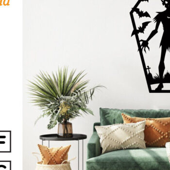 Intra απο ξύλο plywood 3mm-4mm πάχος – Τρομακτικό μεταλλικό τοίχο από Halloween House Δίασταση  20x20 cm INTRAFABR-101282012 - Image 2