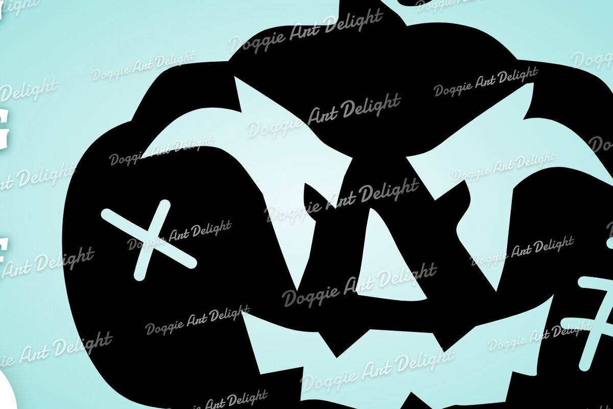 Intra απο ξύλο plywood 3mm-4mm πάχος – Τρομακτικό Clipart κολοκύθας απόκριες Dxf Δίασταση  20x20 cm INTRAFABR-78595816