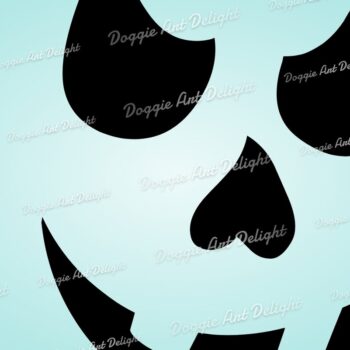 Intra απο ξύλο plywood 3mm-4mm πάχος – Τρομακτικό Halloween Pumpkin Face Cricut Δίασταση  20x20 cm INTRAFABR-78516474 - Image 1