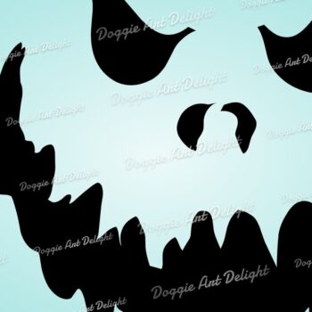 Intra απο ξύλο plywood 3mm-4mm πάχος – Τρομακτικό αρχείο αποκοπής προσώπου κολοκύθας αποκριών Δίασταση  20x20 cm INTRAFABR-78516039 - Image 1