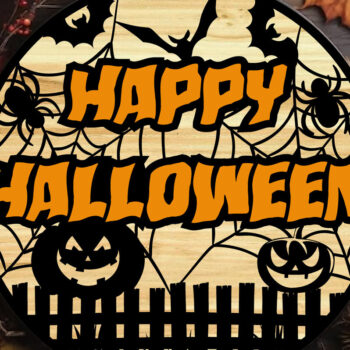 Intra απο ξύλο plywood 3mm-4mm πάχος – Πακέτο περικοπής με λέιζερ τρομακτικής σκηνής αποκριών Δίασταση 20x20 cm INTRAFABR-79226846 - Image 2