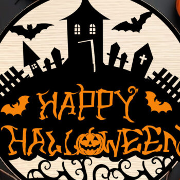 Intra απο ξύλο plywood 3mm-4mm πάχος – Πακέτο περικοπής με λέιζερ τρομακτικής σκηνής αποκριών Δίασταση 20x20 cm INTRAFABR-79226846 - Image 3