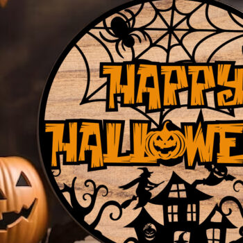 Intra απο ξύλο plywood 3mm-4mm πάχος – Πακέτο περικοπής με λέιζερ τρομακτικής σκηνής αποκριών Δίασταση 20x20 cm INTRAFABR-79226846 - Image 4