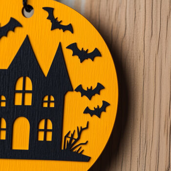 Intra απο ξύλο plywood 3mm-4mm πάχος – Αρχείο περικοπής από τρομακτικό στοιχειωμένο σπίτι Δίασταση 20x20 cm INTRAFABR-103020761 - Image 1