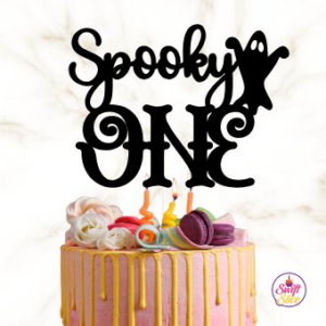 Intra απο ξύλο plywood 3mm-4mm πάχος – Spooky One Cake Topper Δίασταση  20x20 cm INTRAFABR-78887375