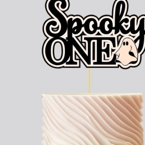 Intra απο ξύλο plywood 3mm-4mm πάχος – Spooky One Layered Cake Topper Δίασταση  20x20 cm INTRAFABR-106276019