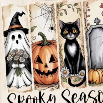 Intra απο ξύλο plywood 3mm-4mm πάχος – Spooky Season Png, Πινελιές Απόκριες Δίασταση  20x20 cm INTRAFABR-123327281 - Image 2