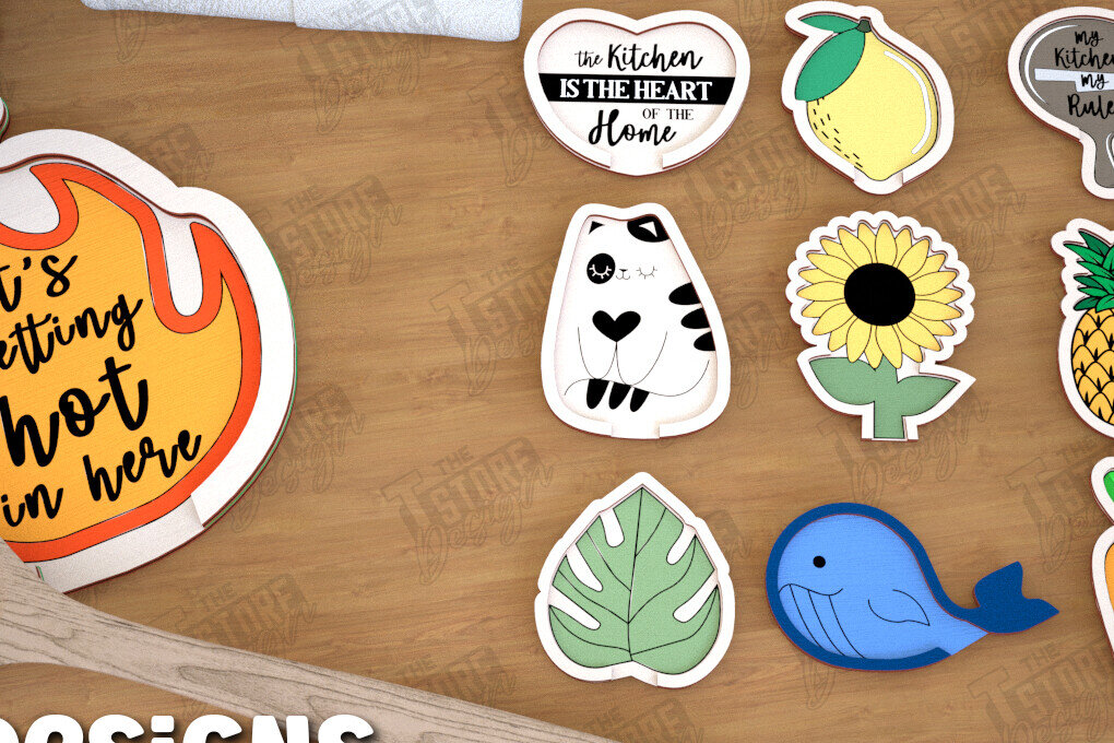 Intra απο ξύλο plywood 3mm-4mm πάχος – Πακέτο Κουταλοθήκης |Αξεσουάρ Κουζίνας Δίασταση  20x20 cm INTRAFABR-113985831