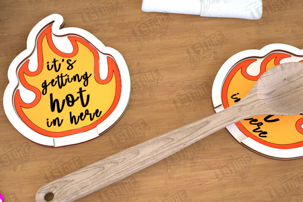 Intra απο ξύλο plywood 3mm-4mm πάχος – Κουταλοθήκη | Αξεσουάρ Κουζίνας | CNC Δίασταση  20x20 cm INTRAFABR-113985783