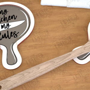 Intra απο ξύλο plywood 3mm-4mm πάχος – Κουταλοθήκη | Αξεσουάρ Κουζίνας | CNC Δίασταση  20x20 cm INTRAFABR-113985780