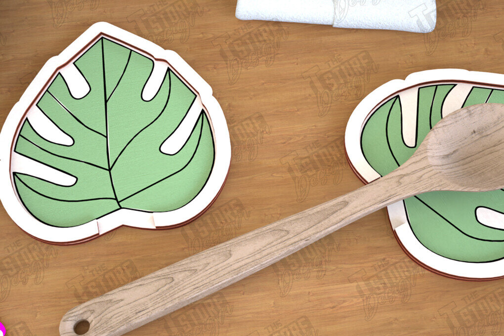 Intra απο ξύλο plywood 3mm-4mm πάχος – Κουταλοθήκη | Αξεσουάρ Κουζίνας | CNC Δίασταση  20x20 cm INTRAFABR-113985724