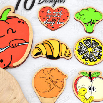 Intra απο ξύλο plywood 3mm-4mm πάχος – Δέσμη κοπής λέιζερ θήκης κουταλιού | Κουζίνα Δίασταση 20x20 cm INTRAFABR-120353639 - Image 1