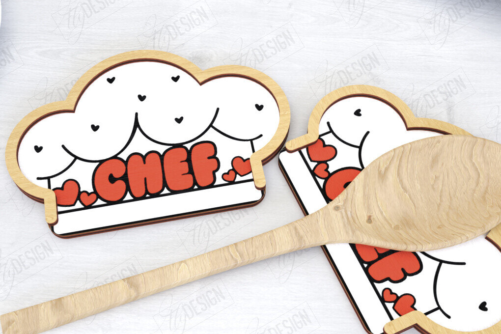 Intra απο ξύλο plywood 3mm-4mm πάχος – Κουταλοθήκη |Μαγειρικά σκεύη Δίασταση  20x20 cm INTRAFABR-120353610