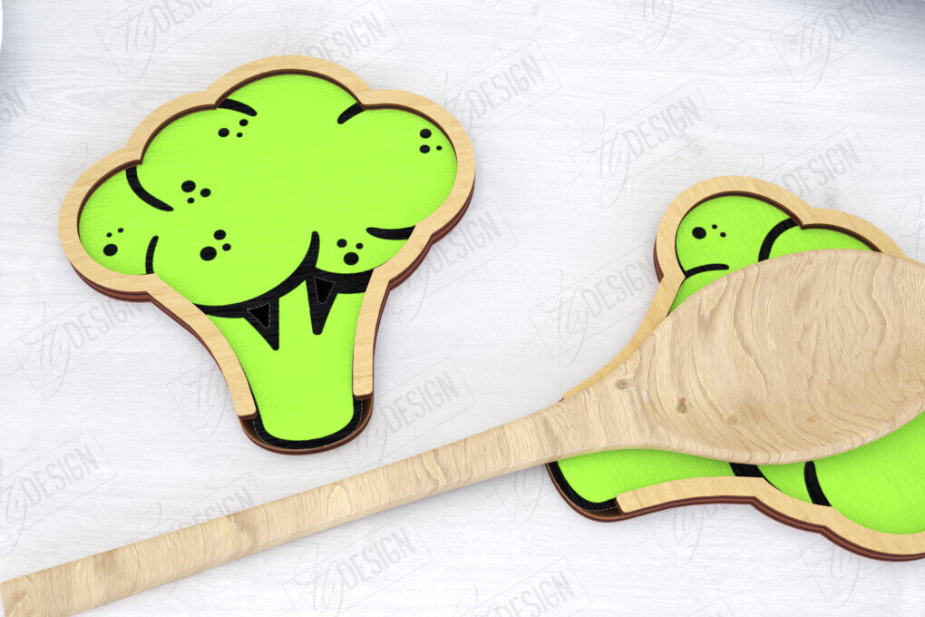 Intra απο ξύλο plywood 3mm-4mm πάχος – Κουταλοθήκη |Μαγειρικά σκεύη Δίασταση  20x20 cm INTRAFABR-120353615