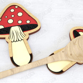 Intra απο ξύλο plywood 3mm-4mm πάχος – Κουταλοθήκη |Μαγειρικά σκεύη Δίασταση 20x20 cm INTRAFABR-120353619 - Image 1