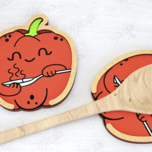 Intra απο ξύλο plywood 3mm-4mm πάχος – Κουταλοθήκη |Κουζινικά σκεύη Δίασταση  20x20 cm INTRAFABR-120094700