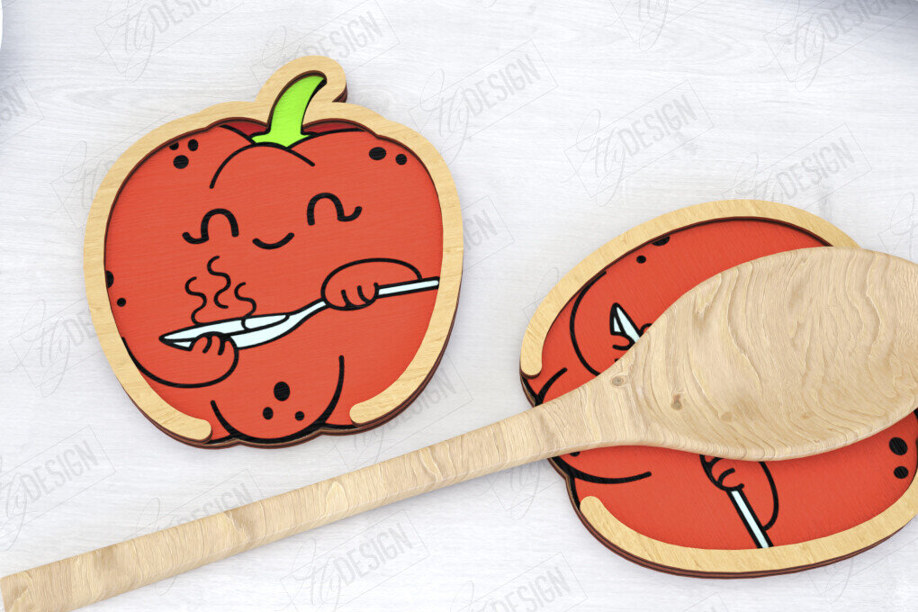 Intra απο ξύλο plywood 3mm-4mm πάχος – Κουταλοθήκη |Κουζινικά σκεύη Δίασταση  20x20 cm INTRAFABR-120094700