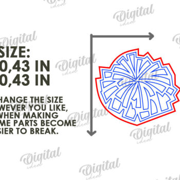 Intra απο ξύλο plywood 3mm-4mm πάχος – Αθλητικά σκουλαρίκια Bundle Δίασταση  5x5 cm INTRAFABR-116496654 - Image 5