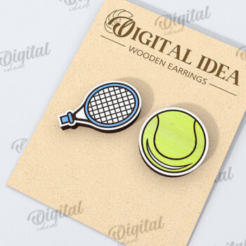 Intra απο ξύλο plywood 3mm-4mm πάχος – Αθλητικά σκουλαρίκια Bundle Δίασταση  5x5 cm INTRAFABR-116496654 - Image 8