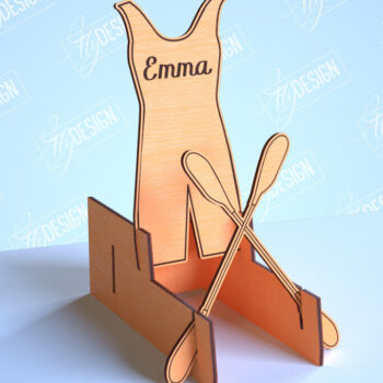 Intra απο ξύλο plywood 3mm-4mm πάχος – Πακέτο αθλητικών φανελών | Αθλητική πινακίδα | CNC Δίασταση  20x20 cm INTRAFABR-101105898 - Image 2