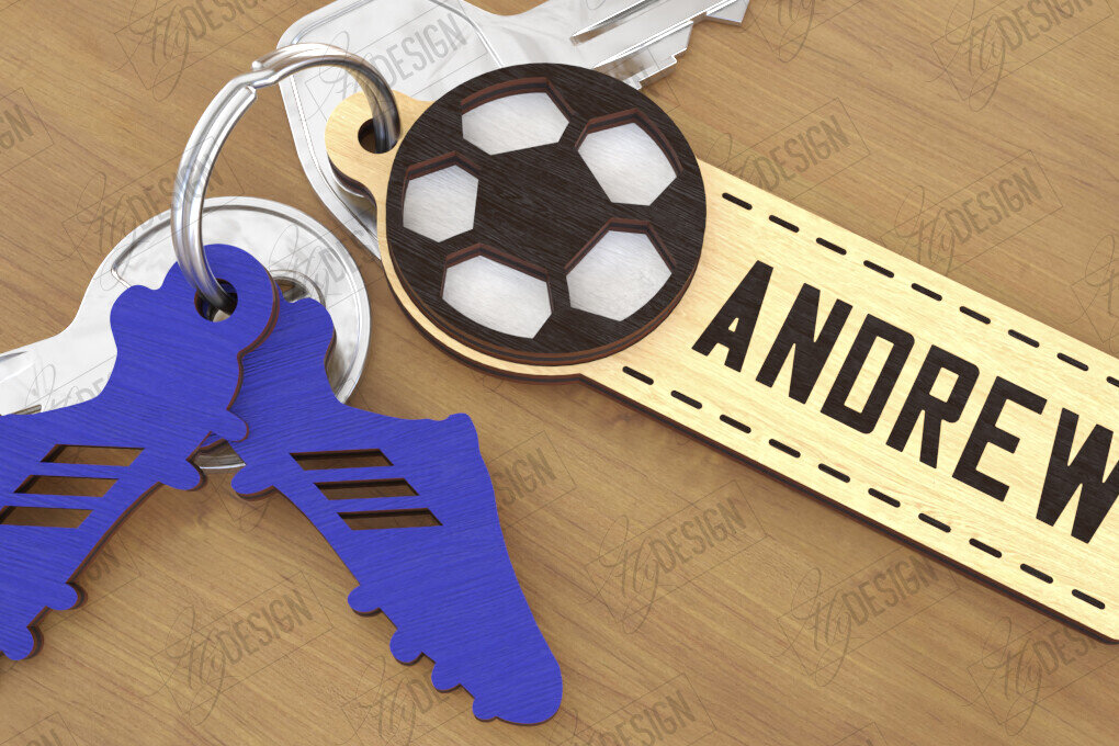 Intra απο ξύλο plywood 3mm-4mm πάχος – Αθλητικά μπρελόκ Bundle |Μπρελόκ Δίασταση  5x5 cm INTRAFABR-122065828