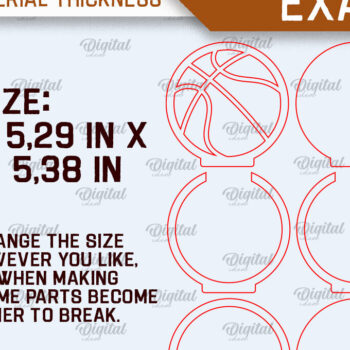 Intra απο ξύλο plywood 3mm-4mm πάχος – Πακέτο κοπής με λέιζερ Sport Piggy Banks Δίασταση  20x20 cm INTRAFABR-98048772 - Image 2