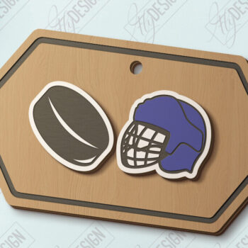 Intra απο ξύλο plywood 3mm-4mm πάχος – Αθλητικά καρφωτά σκουλαρίκια Πακέτο κοπής με λέιζερ Δίασταση  5x5 cm INTRAFABR-121356711 - Image 4