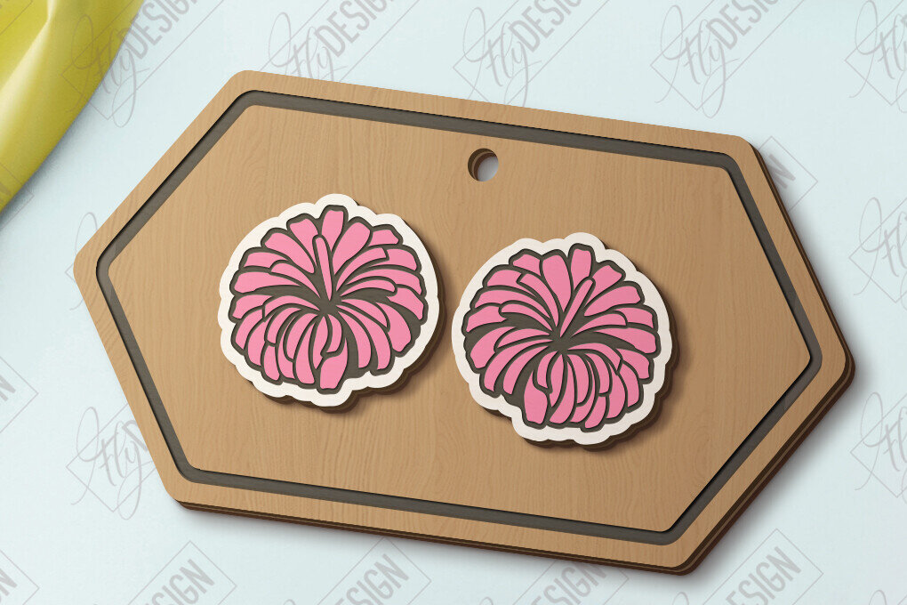 Intra απο ξύλο plywood 3mm-4mm πάχος – Αθλητικά καρφωτά σκουλαρίκια | Κοσμήματα Δίασταση  5x5 cm INTRAFABR-121128322