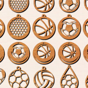 Intra απο ξύλο plywood 3mm-4mm πάχος – Αθλητικά Ξύλινα Σκουλαρίκια Πακέτο κοπής με λέιζερ Δίασταση  5x5 cm INTRAFABR-97990011