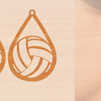 Intra απο ξύλο plywood 3mm-4mm πάχος – Αθλητικά Ξύλινα Σκουλαρίκια Πακέτο κοπής με λέιζερ Δίασταση  5x5 cm INTRAFABR-97990011 - Image 3