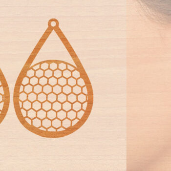 Intra απο ξύλο plywood 3mm-4mm πάχος – Αθλητικά Ξύλινα Σκουλαρίκια Πακέτο κοπής με λέιζερ Δίασταση  5x5 cm INTRAFABR-97990011 - Image 4