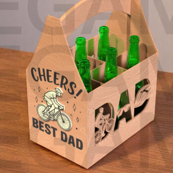 Intra απο ξύλο plywood 3mm-4mm πάχος – Πακέτο Sports Dad Beer Caddy Δίασταση  20x20 cm INTRAFABR-122438267 - Image 10