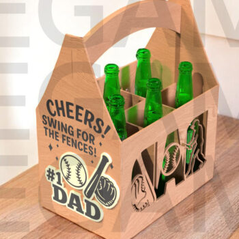 Intra απο ξύλο plywood 3mm-4mm πάχος – Πακέτο Sports Dad Beer Caddy Δίασταση  20x20 cm INTRAFABR-122438267 - Image 13